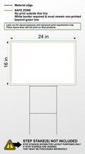 Load image into Gallery viewer, Yard Sign with White Background
