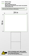 Load image into Gallery viewer, Yard Sign with Printed Background
