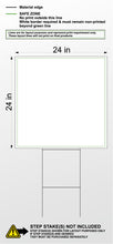 Load image into Gallery viewer, Yard Sign with Printed Background
