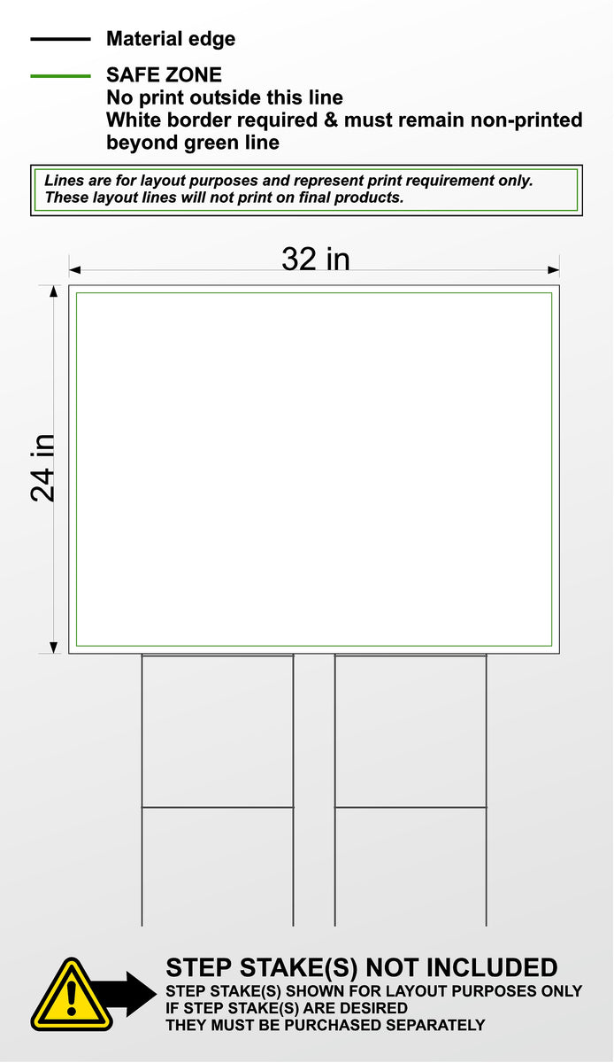 Large-format Sign with Printed Background – Prosigns and Graphics