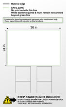 Load image into Gallery viewer, Large-format Sign with Printed Background
