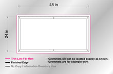 Load image into Gallery viewer, Full-color Banner with Hem and Grommets
