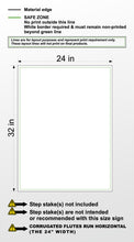 Load image into Gallery viewer, Large-format Sign with Printed Background
