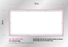 Load image into Gallery viewer, Full-color Banner with Hem and Grommets
