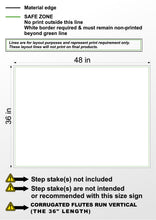 Load image into Gallery viewer, Large-format Sign with Printed Background

