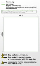 Load image into Gallery viewer, Large-format Sign with Printed Background

