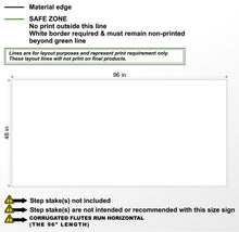 Load image into Gallery viewer, Large-format Sign with Printed Background
